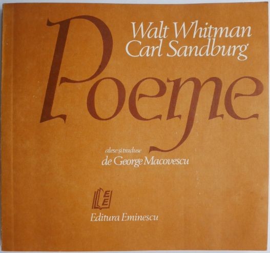 Poeme &ndash; Walt Whitman, Carl Sandburg