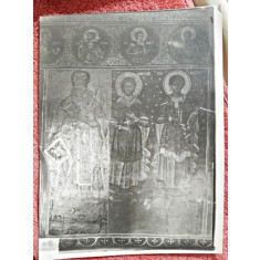 Fotografie, pictura veche din biserica