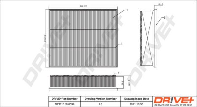 Dr!ve+ DP1110.10.0599 Filtru aer foto