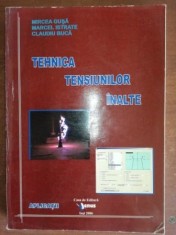 Tehnica tensiunilor inalte- Mircea Gusa, Marcel Istrate foto