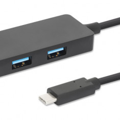 Hub USB-C cu 4 porturi USB 3.0, 164924 Manhattan