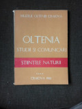 Oltenia, Studii si Comunicari 1982, Stiintele naturii