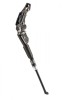 Cric Bicicleta Reglabil Aluminiu 24-28 Inch, Prindere Laterala, Universal, Negru/Argintiu