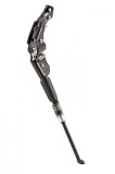 Cric Bicicleta Reglabil Aluminiu 24-28 Inch, Prindere Laterala, Universal, Negru/Argintiu