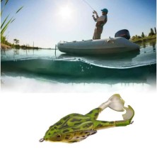Momeala broasca, naluca realista, naluca, wobler cu carlig dublu, momeala plutitoare foto