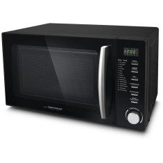 Cuptor cu microunde EKO010, 1200 W, 20 l, 14 programe, Negru