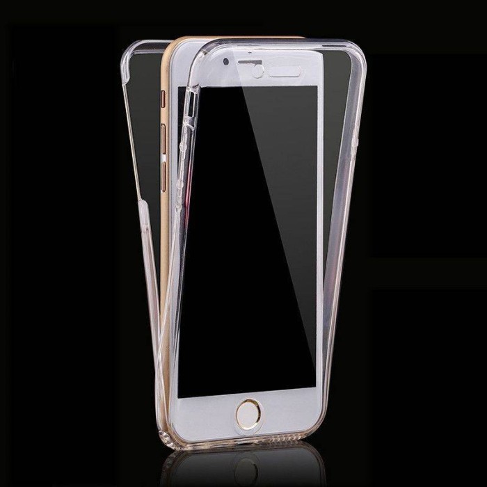 Husa 360 Fata + Spate Silicon Transparent Samsung Galaxy S22 Plus