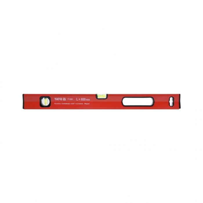 Nivela magnetica din aluminiu cu 2 bule 600 mm Yato YT-30061