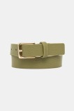 Answear Lab curea de piele culoarea bej