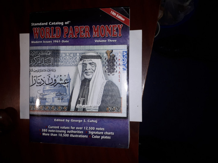 CY - Catalog &quot;KRAUSE World Paper Money / Bancnotele Lumii perioada 1960 - 2001&quot;