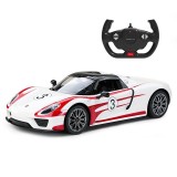 MASINA CU TELECOMANDA PORSCHE 918 SPYDER WEISSACH ALB SCARA 1 LA 14