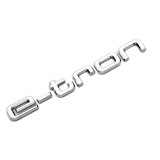 Emblema E-Tron Crom Portbagaj Audi, ABS, 11cm, Montare Usoara