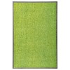 Covoraș de ușă lavabil, verde, 60 x 90 cm