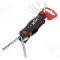 Set chei imbus, o&amp;#355;el crom-vanadium, HEX 1,5mm, HEX 2,5mm, HEX 2mm, HEX 3mm, HEX 4mm, HEX 5mm, HEX 6mm, lungime {{Lungime totala}}, WIHA - 23037