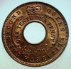 1.479 AFRICA DE VEST COLONIE BRITANICA BRITISH WEST AFRICA 1/10 PENNY 1954 XF/AU, Bronz