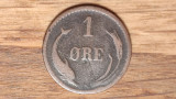 Cumpara ieftin Danemarca - moneda de colectie rara! - 1 ore 1879 bronz - delfin - superba !, Europa