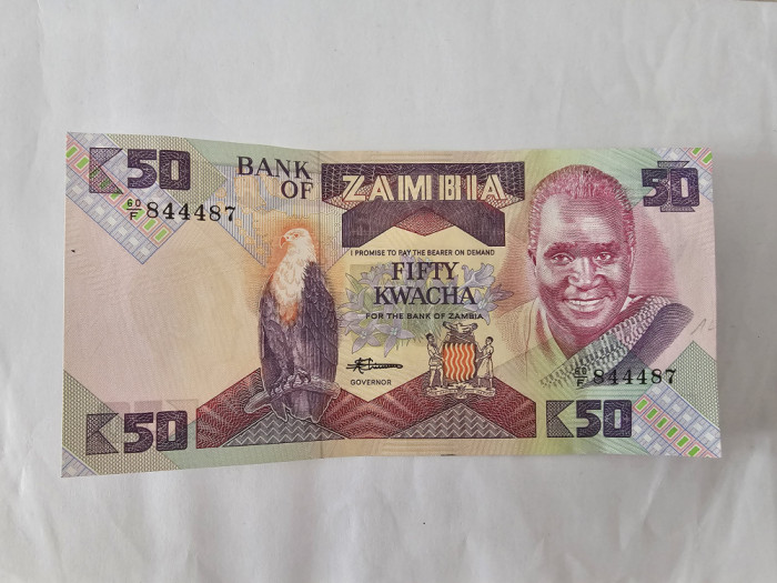 Zambia 50 Kwacha 1988 Noua