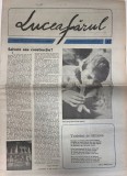 Revista Luceafarul nr 47, 1990, 16 pagini, 42 x 30 cm, romana, coperti brosate, carte bibliofilie