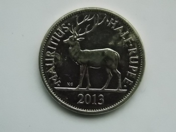 HALF RUPEE 2013 MAURITIUS