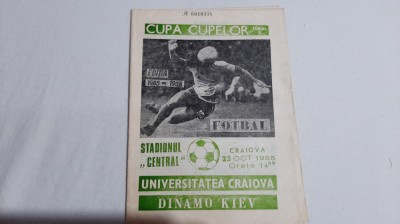 Program U Craiova - Dinamo Kiev foto