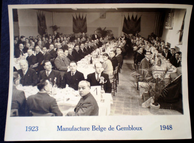 P.309 FOTOGRAFIE BELGIA MANUFACTURE BELGE DE GEMBLOUX 1948 24/18cm foto