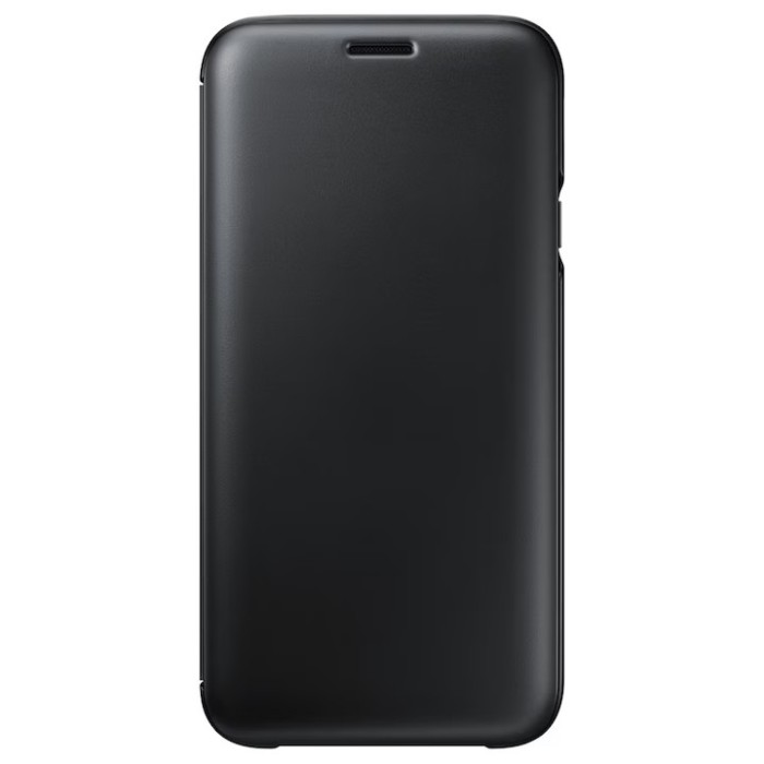 Husa de protectie Samsung Wallet Cover pentru Galaxy J7 (2017), Black