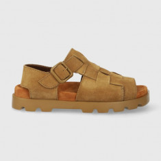 Camper sandale din piele intoarsa Brutus Sandal femei, culoarea maro, K201397.006