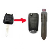 Carcasa Cheie Briceag Opel Zafira 2 Butoane Pentru Transformat AutoProtect KeyCars, Oem