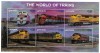 Grenada 1999: Timbre Trenuri MNH - Colectie Filatelie Straine, Tema Transport Feroviar