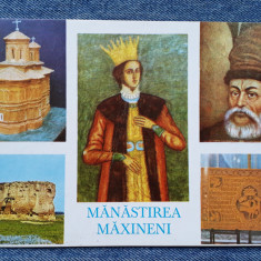 557 - Manastirea Maxineni jud. Braila / carte postala veche manastire , vedere