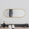 Oglinda de perete, auriu, 50x20 cm, ovala GartenMobel Dekor, vidaXL