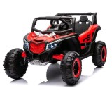 UTV electric Kinderauto Warrior 4x4, 120W, 12V, 7Ah, pentru copii 2-6 ani, echipare Premium, rosu