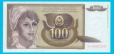 Iugoslavia 100 Dinara 1991 UNC seria AE 8881320