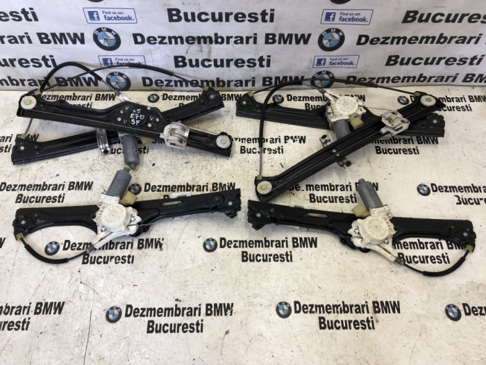 Macara motoras geam fata spate originala BMW X5 E70