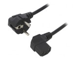 Cablu Schuko Negru 1,5m 10A 250V 3x0,5mm2, Akyga