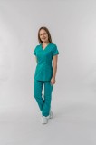 Bluză medicală Gia 426 - Verde Oceanic XL