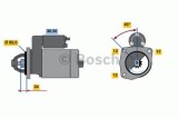Starter MERCEDES SPRINTER 4-t platou / sasiu (904) (1996 - 2006) BOSCH 0 986 016 210