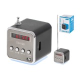 Mini difuzor portabil TD-V26 cu MP3 Player si Suport radio FM. Micro SD