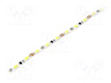 Bandă LED alb cald 5630 66 LED/m 5mm IP20 12VDC LEDDEX