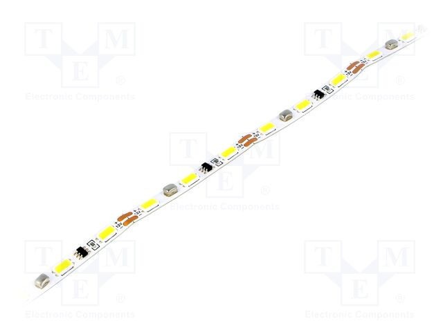 Bandă LED alb cald 5630 66 LED/m 5mm IP20 12VDC LEDDEX