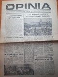 ziarul opinia 31 ianuarie 1990-mitig la iasi al frontului salvarii nationale