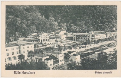 CP Baile Herculane Vedere Generala ND(1930) foto