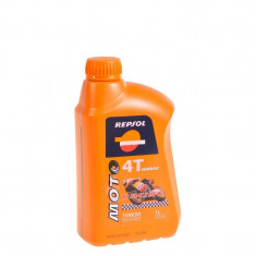 Ulei moto Racing HMEOC 4T 10W30 1L, Repsol foto