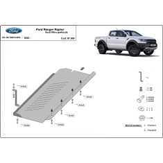 Scut metalic filtru particule Ford Ranger Raptor 2020-2023