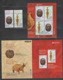 MOLDOVA 2025 EUROPA CEPT - DESCOPERIRI ARHEOLOGICE NATIONALE -Serie 2 timbre+ Carnet(bloc de 4 timbre) MNH**