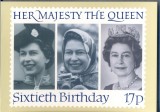 AX 345 CP - HER MAJESTY THE QUEEN SIXTIETH BIRTHDAY