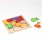 PUZZLE DIN LEMN CU FRUCTE, 12 PIESE