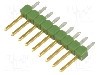 Conector 9 pini, seria AMPMODU MOD II, pas pini 2.54mm, TE Connectivity - 826629-9