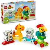 LEGO&reg; DUPLO&reg; - Tren cu animale 10412, 19 piese