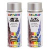 Pachet 2 x Vopsea Spray Auto Dacia Argintiu Stelar Metalizata Dupli-Color 350 ml